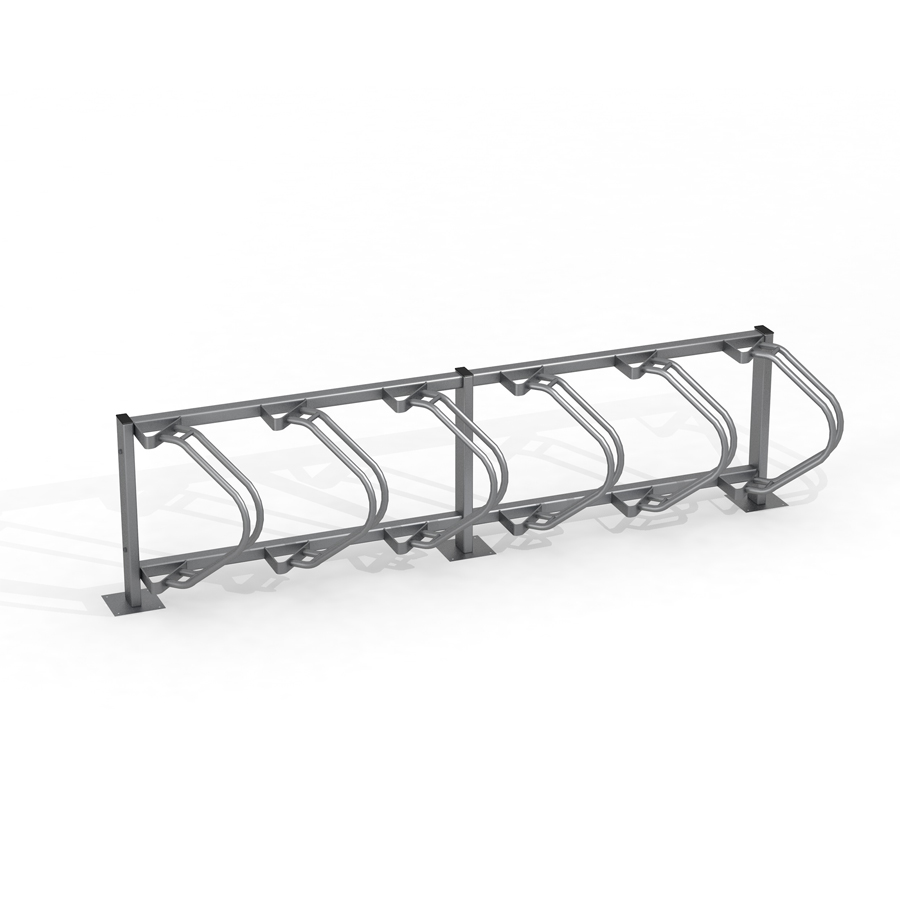 Fahrradständer Reihenparker für 6 Fahrräder, Larslaj