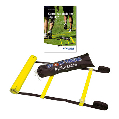 Sport-Thieme Koordinationsleiter-Set „Agility“ mit Übungshandbuch, Sport-Thieme
