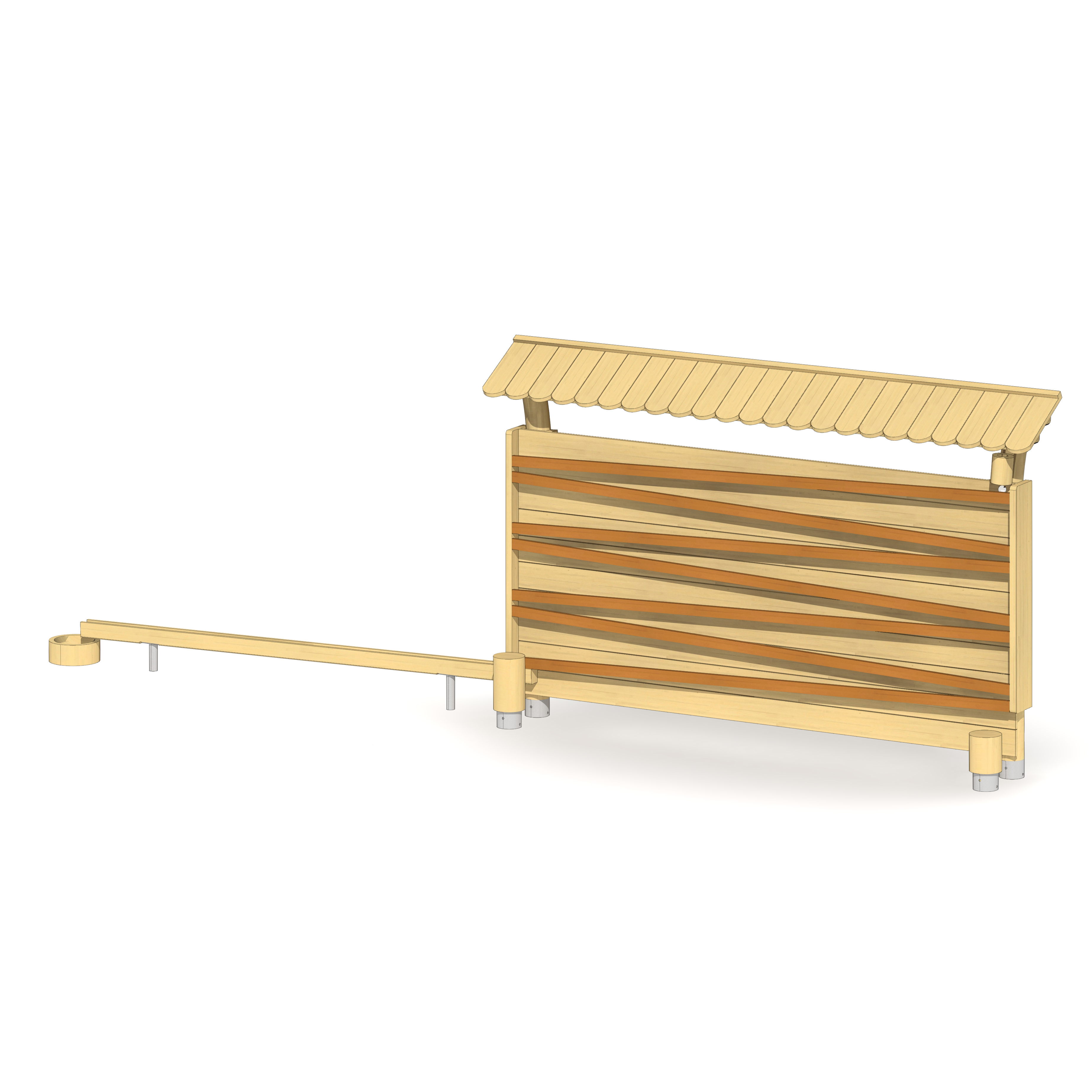 Kugelbahn Zick-Zack-Wand