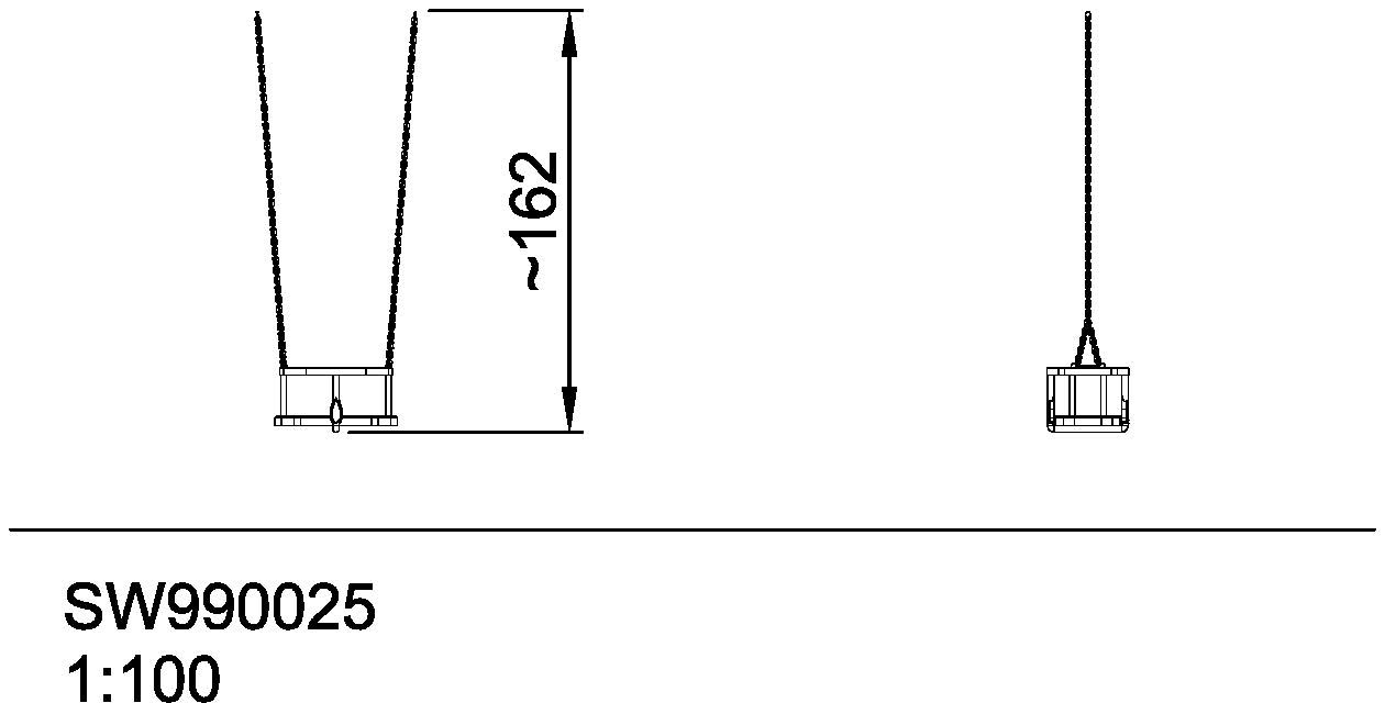 Kleinkind-Schaukelsitz für Höhe 2 m SW990025 Ansicht 5