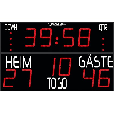 Stramatel Anzeigetafel „452 FRC US Football“, Sport-Thieme