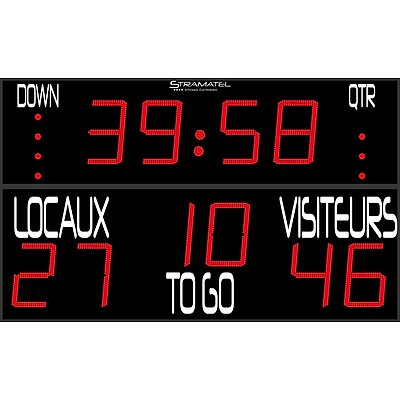 Stramatel Anzeigetafel „452 FRC US Football“ Ansicht 3