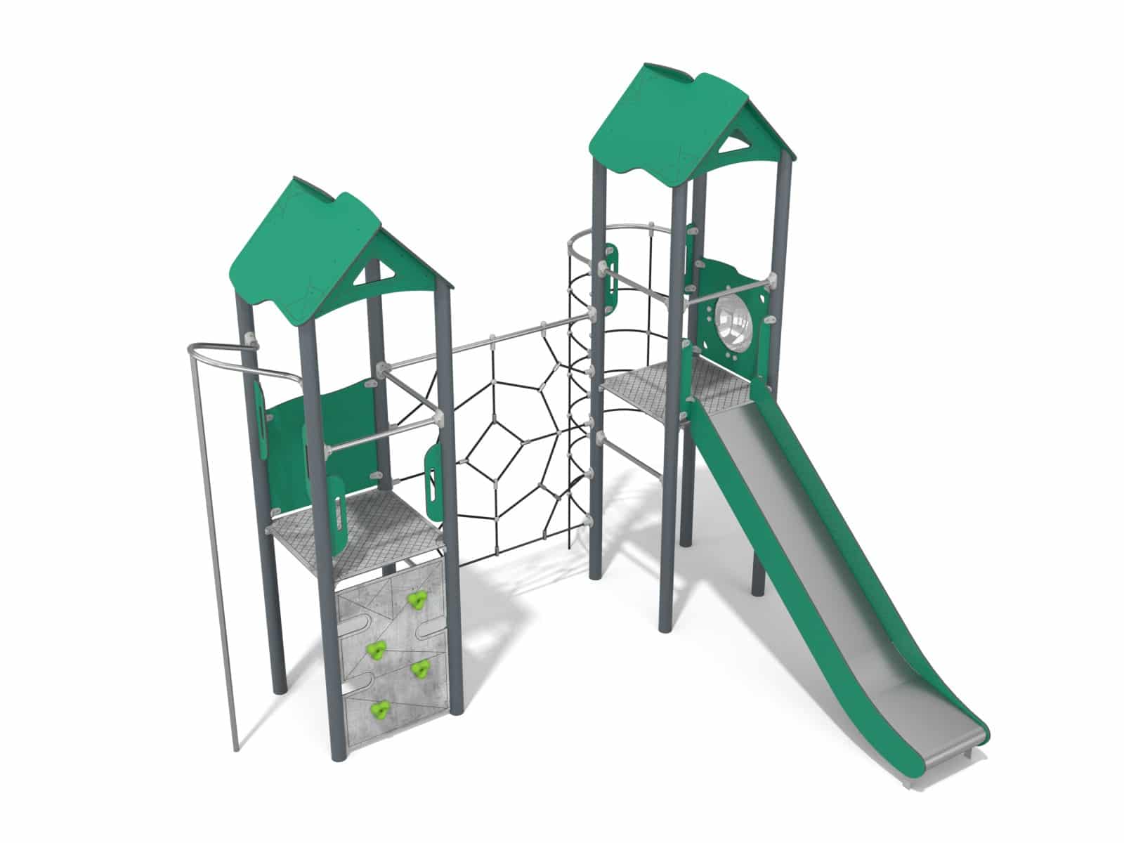 Doppel-Turm-Set mit Linarium für Spielplatz