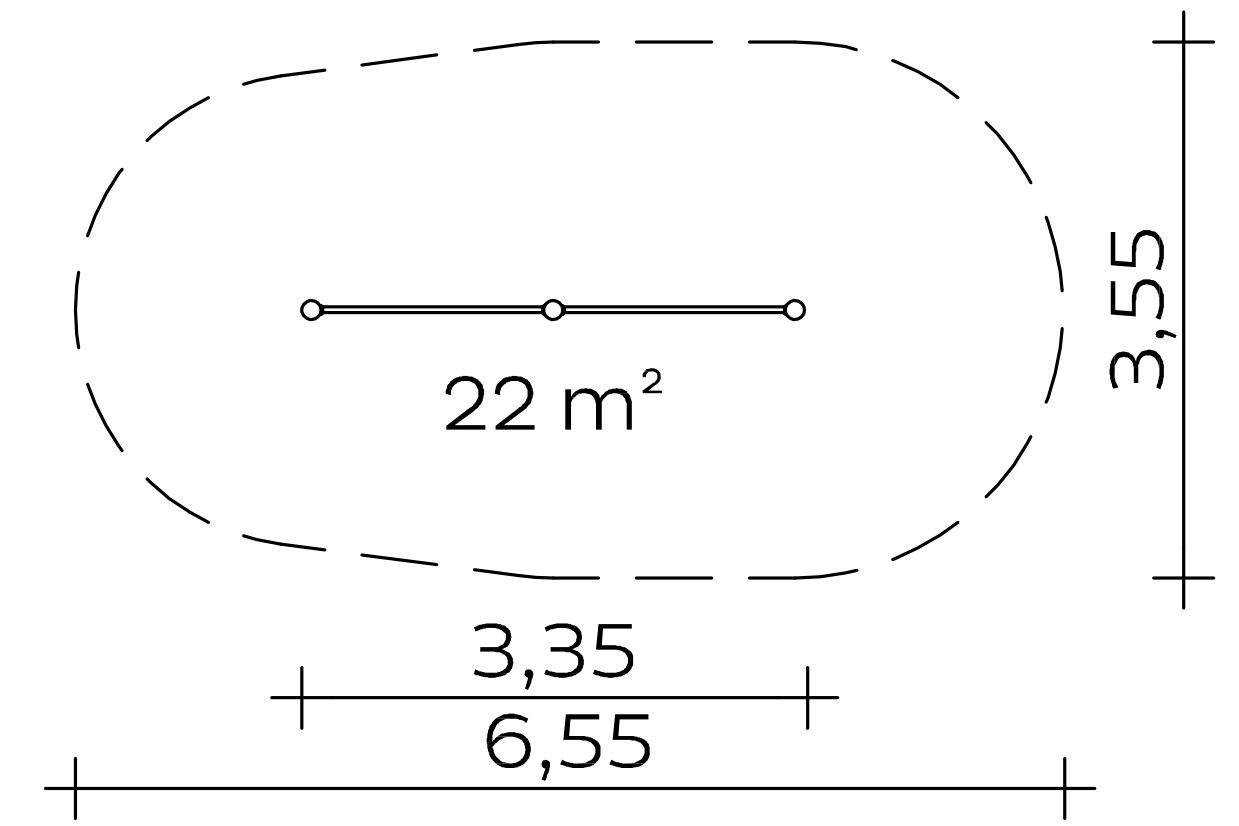 Stufenreck (1,20/1,80) Ansicht 3