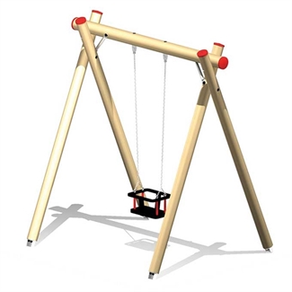 Einfach-Schaukel mit Babysitz